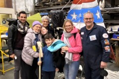 L/R Charles Wolinsky, Dorothy Chapman, Sidney Wolinsky, Greta & AriWolinsky, Doris Wiesbauer and Erik C. Andersen.