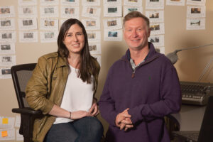 <em>Susana Benaim, assistant editor, and David Beatty, editor,</em> Night Four.