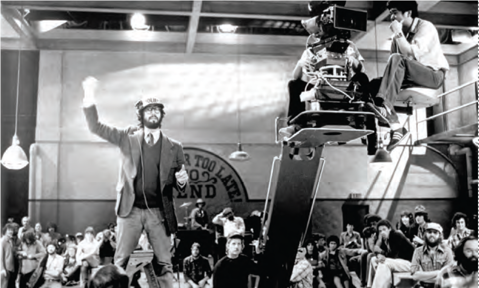 TUNEFUL: John Landis directs “The Blues Brothers.”